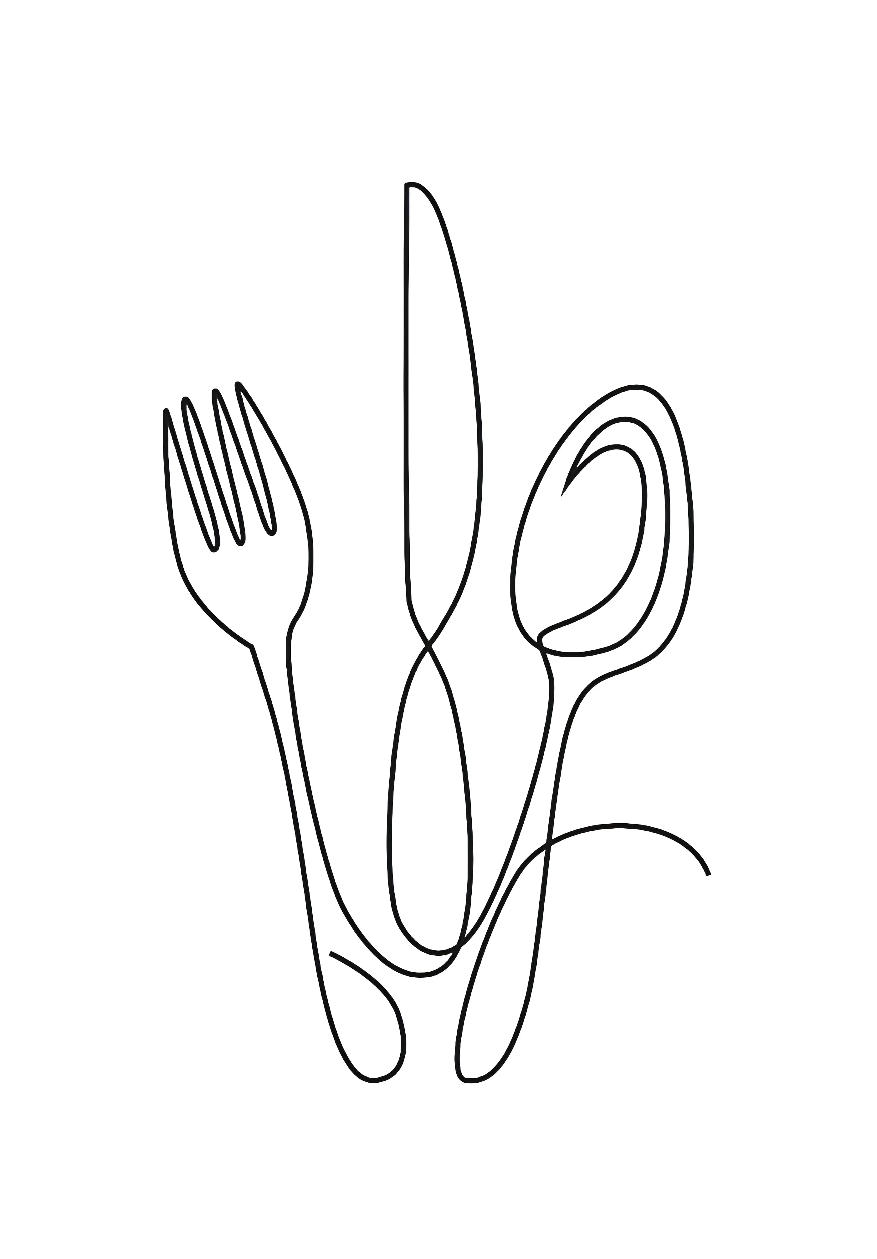 Simple Kitchen Line Art Wall Art Fine Art Canvas Prints Minimalist Pictures For Dining Room Café Coffee Ship Diner Art Decor