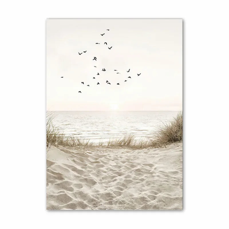 Simple Lifestyle Natural Minimalist Wall Art Fine Art Canvas Prints Gallery Wall Pictures For Modern Living Room Scandinavian Home Decoration 2024