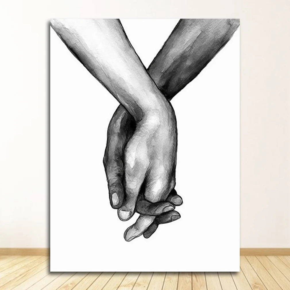 Simple Love Black White Posters Fashion Wall Art Fine Art Canvas Prints Minimalist Pictures For Living Room Bedroom Nordic Home Decor 2025 003