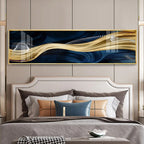 Flowing Vibes Abstract Wall Art Fine Art Canvas Prints Wide Format Pictures For Living Room Above Sofa Pictures For Above The Bed