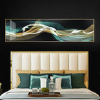 Flowing Vibes Abstract Wall Art Fine Art Canvas Prints Wide Format Pictures For Living Room Above Sofa Pictures For Above The Bed