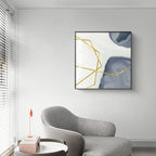 Simple Minimalist Nordic Abstract Square Format Wall Art Fine Art Canvas Prints Pictures For Living Room Bedroom Dining Room Decor