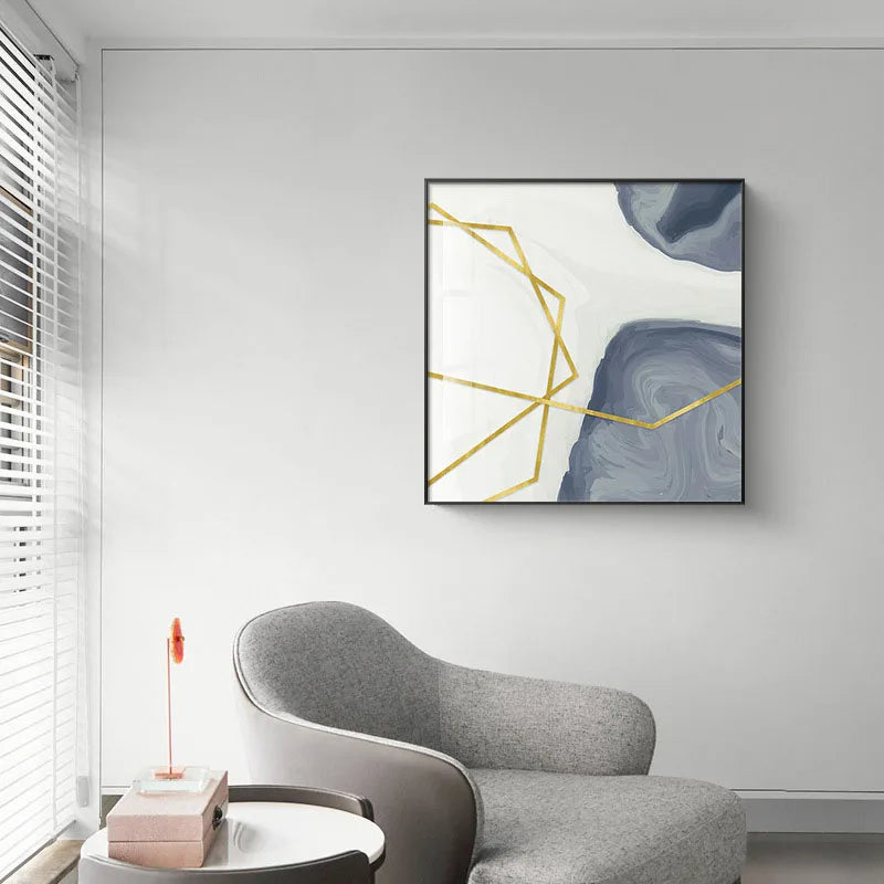 Simple Minimalist Nordic Abstract Square Format Wall Art Fine Art Canvas Prints Pictures For Living Room Bedroom Dining Room Decor