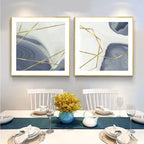 Simple Minimalist Nordic Abstract Square Format Wall Art Fine Art Canvas Prints Pictures For Living Room Bedroom Dining Room Decor