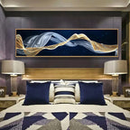 Flowing Vibes Abstract Wall Art Fine Art Canvas Prints Wide Format Pictures For Living Room Above Sofa Pictures For Above The Bed