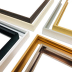 Small Sizes Metal Picture Frame Brushed Gold Silver Black 20x30 30x40, 40x50cm etc For Framing Canvas Prints - Purple Gold, Titanium Gold, Aluminum Frame Kits Complete With Wooden Inner Frame