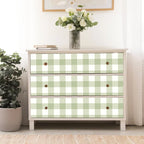 Soft Pastel Colored Plaid Vinyl Wall Mural – Peel & Stick Vinyl Decal Wallpaper for Kids’ Room, Bedroom & Creative DIY Cabinet Decor