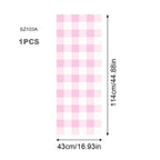 Soft Pastel Colored Plaid Vinyl Wall Mural – Peel & Stick Vinyl Decal Wallpaper for Kids’ Room, Bedroom & Creative DIY Cabinet Decor