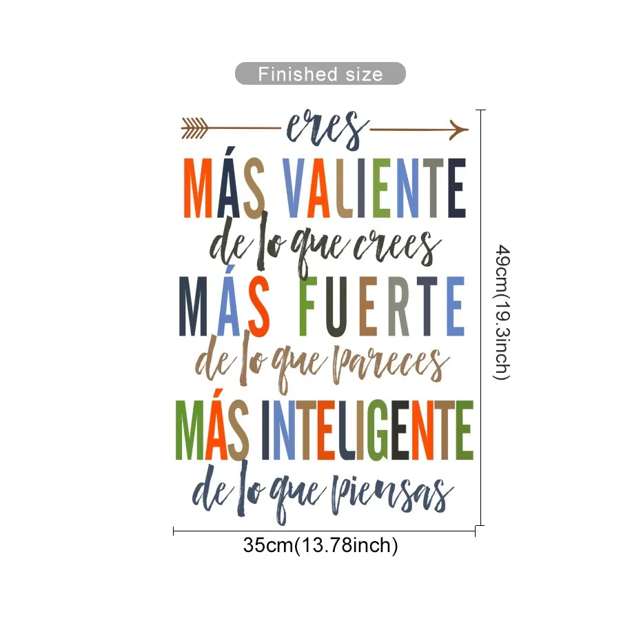 Spanish Color Moods Nursery Wall Decals – Emotion Management Wall Stickers for Nursery, Kids Room, or Classroom - Gentle Emotional Learning Art