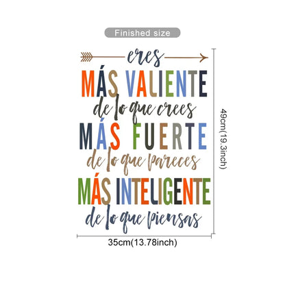 Spanish Color Moods Nursery Wall Decals – Emotion Management Wall Stickers for Nursery, Kids Room, or Classroom - Gentle Emotional Learning Art