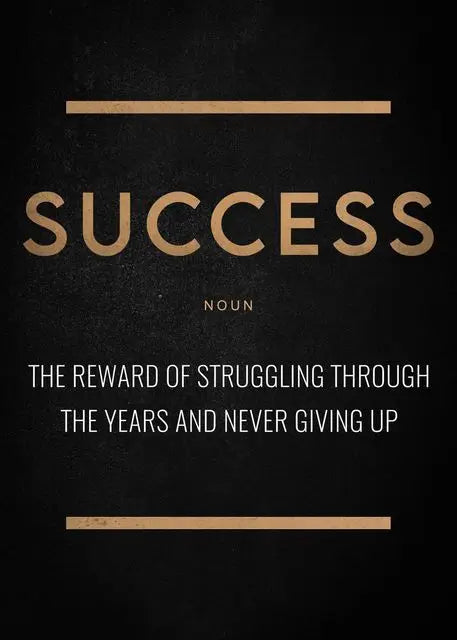 Success Grit Dream Hustle Quotes Posters Motivational Wall Art Fine Art Canvas Prints Daily Inspiration Pictures For Living Room Office Decor 2025