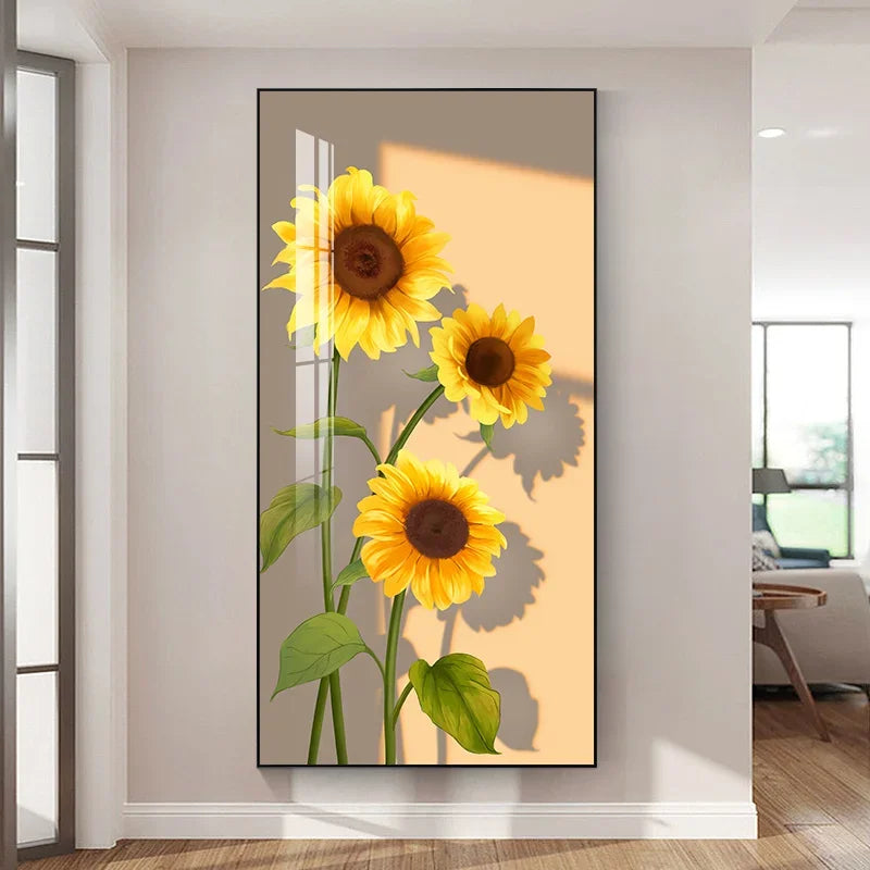 Summer Flowers Colorful Floral Wall Art Fine Art Canvas Prints Modern Botanical Pictures For Living Room Dining Room Foyer Art Decor 2025 03