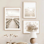 Tranquil Beach Landscape Gallery Wall Art Fine Art Canvas Prints Inspirational Pictures Of Calm For Living Room Bedroom Art Decor