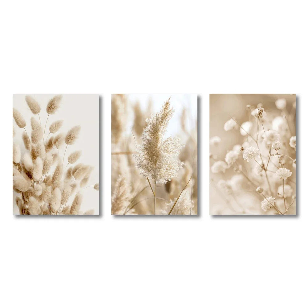 Tranquil Sea Grass Beach Seaside Landscape Wall Art Fine Art Canvas Prints Scandinavian Pictures Of Calm For Inspirational Living Room Decor