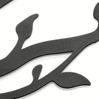 Tree Of Life Iron Art Wall Art 3D Metal Sculptured Birds On Branches Wall Decoration For Living Room Dining Room Creative Contemporary Nordic Home Decor - Set of 3Pcs