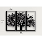 Tree Of Life Iron Wall Art 3d Metalwork Plaques Easy To Install Wall Decoration For Living Room Dining Room Created Nordic Home Decor