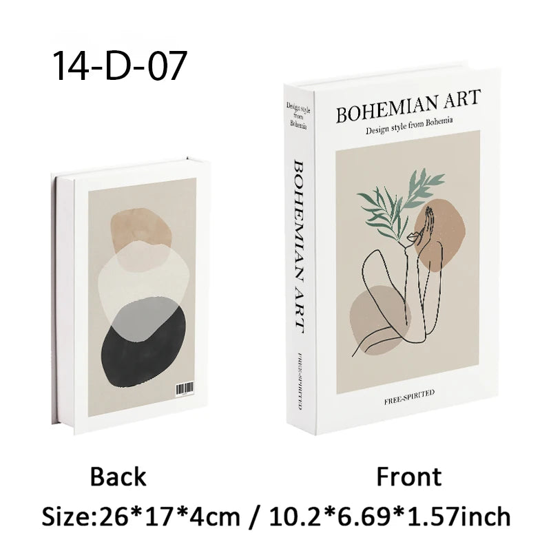 Trendy Chic Faux Books – Decorative Book Storage Boxes with Stylish Covers for Coffee Table Scandinavian Style Contemporary Home Décor