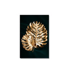 Tropical Botany Exotic Golden Palm Leaves Wall Art Fine Art Canvas Prints Pictures For Living Room Dining Room Nordic Home Decor