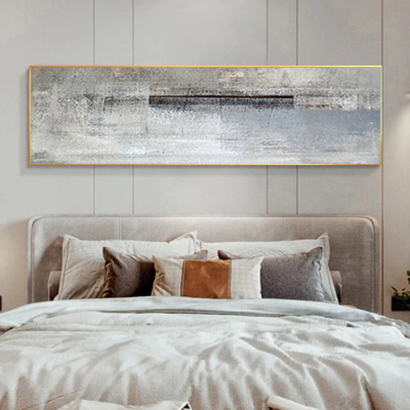 Urban Gray Abstract Wall Art Fine Art Canvas Prints Vertical Horizontal Format Pictures For Modern Living Room Bedroom Home Office Decor