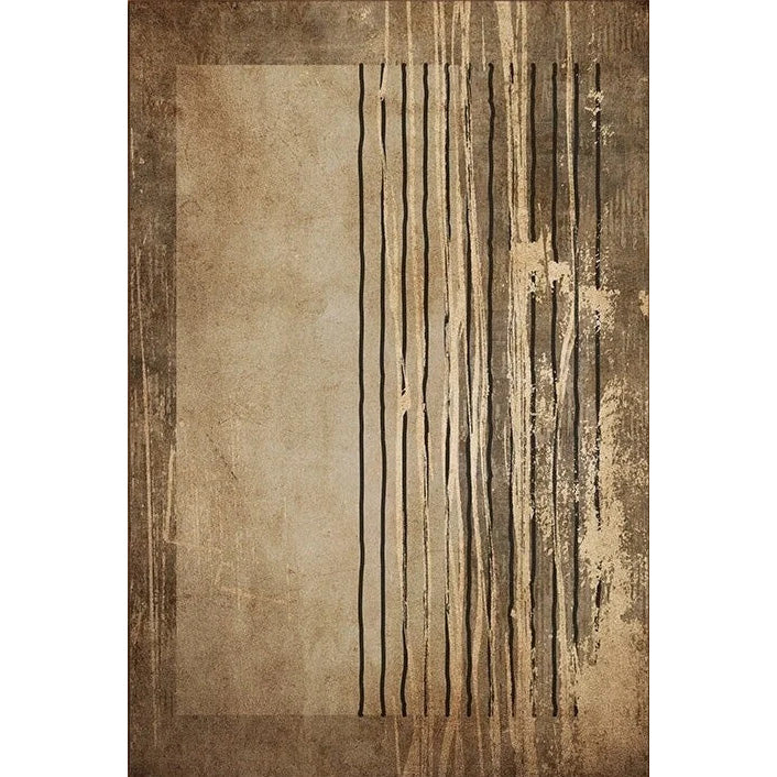 Urban Vintage Golden Brown Black Abstract Wall Art Fine Art Canvas Prints Pictures For Modern Apartment Living Room Dining Room Home Office Decor