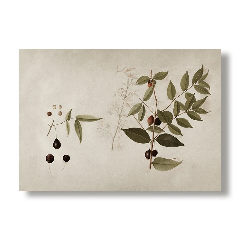 Vintage Summer Farmhouse Landscape Wall Art – Rustic Green Countryside Gallery Wall Prints for Modern Living Room, Scandinavian Home Décor