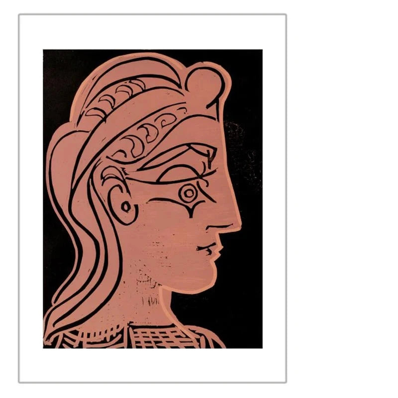 Vintage Vogue Abstract Renaissance Arts Gallery Wall Art Canvas Prints Pictures For Living Room Dining Room Modern Art For Contemporary Interiors