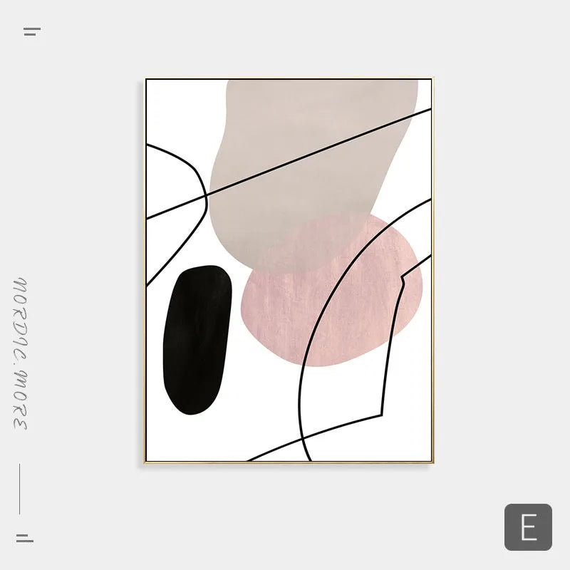 Warm Pink Beige Terracotta Layered Abstract Wall Art Fine Art Canvas Earthy Tones Picture For Modern Apartment Living Room Subtle Bedroom Art Decor