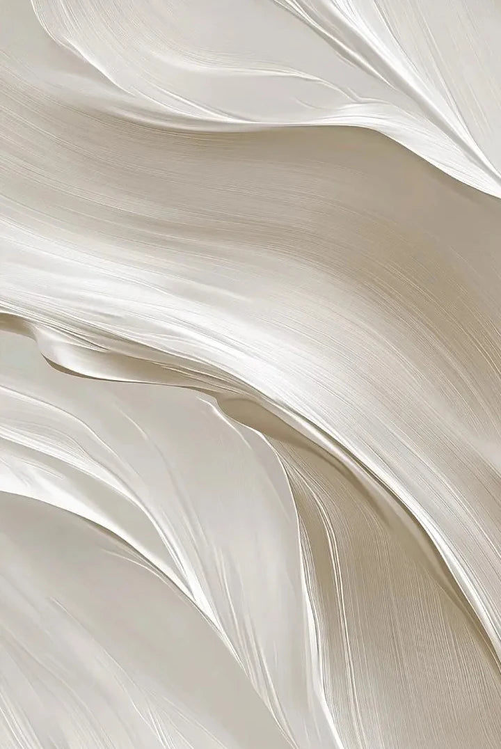 Abstract beige and white brushstroke pattern