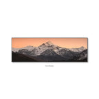 Wide Format Sunrise Mountain Panorama Wall Art Fine Art Canvas Prints Wide Format Landscape Art For Living Room Above The Sofa Art For Above The Bed 2025