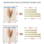 Wooden Frame Kits For Canvas Prints 30x40 50x70 60x90cm Solid Wood Stretcher Bars DIY Picture Framing Kits 2025