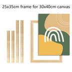 Wood Frame For 30x40cm Canvas Prints Solid Wood Stretcher Bars 25x35cm DIY Picture Framing Kit Easy To Assemble
