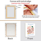 Wood Frame For 55x75cm Canvas Prints Solid Wood Stretcher Bars 50x75cm DIY Picture Framing Kit Easy To Assemble