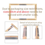 Wood Frame For 75x105cm Canvas Prints Solid Wood Stretcher Bars 70x100cm DIY Picture Framing Kit Easy To Assemble 2025 001