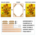 Wood Frame For Canvas Prints - Custom Sizes 30x40 50x70 DIY Canvas Framing Kit Wooden Frame Stretcher Bars For Gallery Mount Framing Canvas Prints