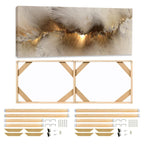 Wood Frame For Canvas Prints - Custom Sizes e.g. 50x150cm, 60x180cm etc - DIY Canvas Framing Kit Wooden Frame Stretcher Bars For Gallery Mount Framing Canvas Prints