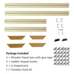 Wooden Frame Kits For Canvas Prints 30x40 50x70 60x90cm Solid Wood Stretcher Bars DIY Picture Framing Kits 2025