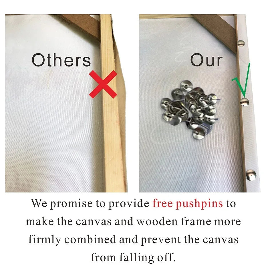 Wooden Frames For 50x70 40x60 30x40cm Canvas Prints Solid Wood Stretcher Bars For Gallery Mount Framing Canvas Prints 2025 001