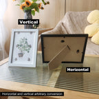 Wooden Photo Frame – Wall Mounted or Desktop – 10×15 / 15×20 / 20×25 cm A4 Sizes – Simple Picture Frame for Modern Home Decor