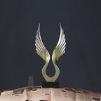Golden Angel Wings Sculpture Hand Crafted Resin Statue For Living Room Coffee Table Sideboard Mantelpiece Light Luxury Nordic Home Decor Accessories