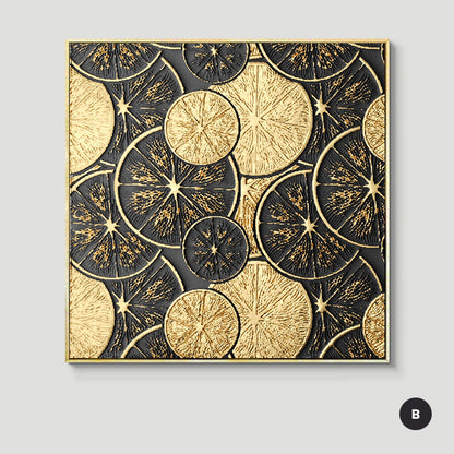 Abstract Geometric Patterns Wall Art Fine Art Canvas Prints Square Format Pictures For Luxury Apartment Living Room Modern Home Office Decor