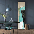 Abstract Geomorphic Vertical Strip Wall Art Fine Art Canvas Prints Modern Wide Format Pictures For Entrance Hall Living Room Home Office Wall Art Decor