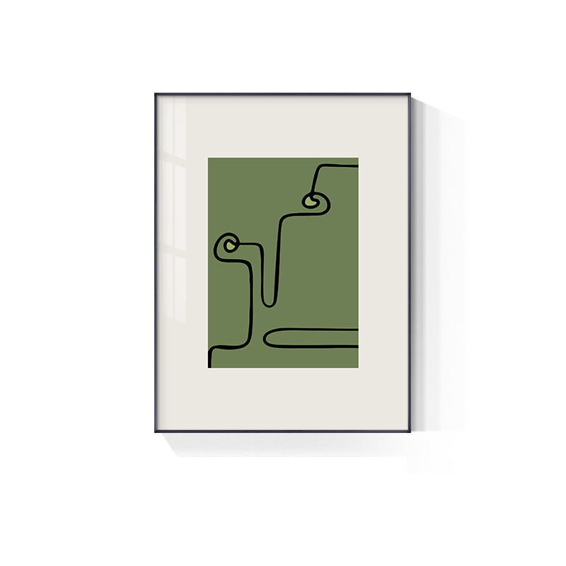 Abstract Minimalist Sage Green Landscape Wall At Fine Art Canvas Prints Modern Botanical Pictures for For Contemporary Home Office