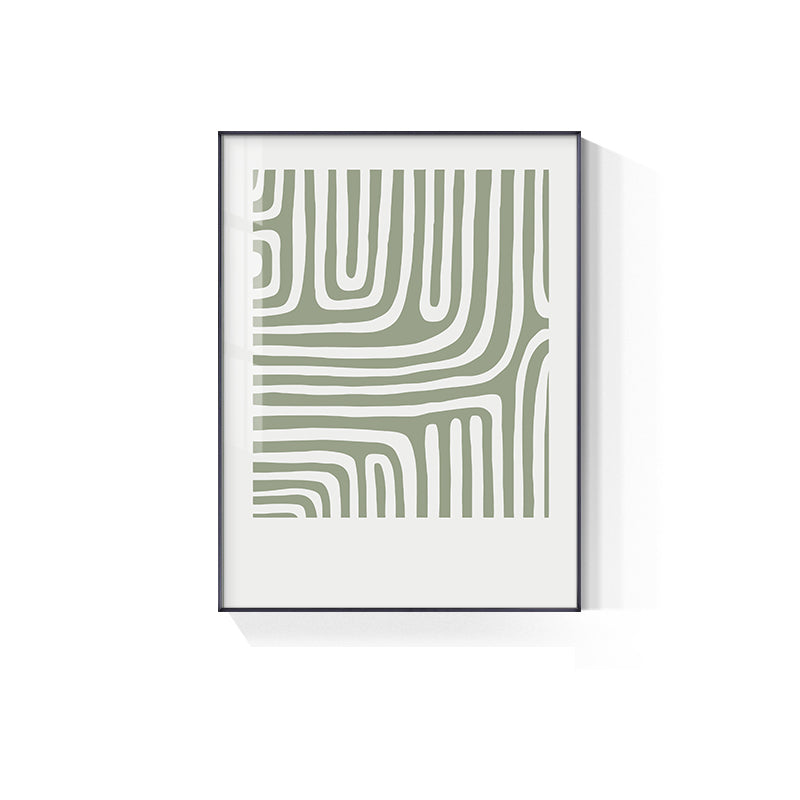 Abstract Minimalist Sage Green Landscape Wall At Fine Art Canvas Prints Modern Botanical Pictures for For Contemporary Home Office