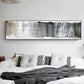 Abstract Panoramic Wall Art Shades Of Gray Black White Fine Art Canvas Print Nordic Style Modern Art Picture for Living Room Sofa Home Decor