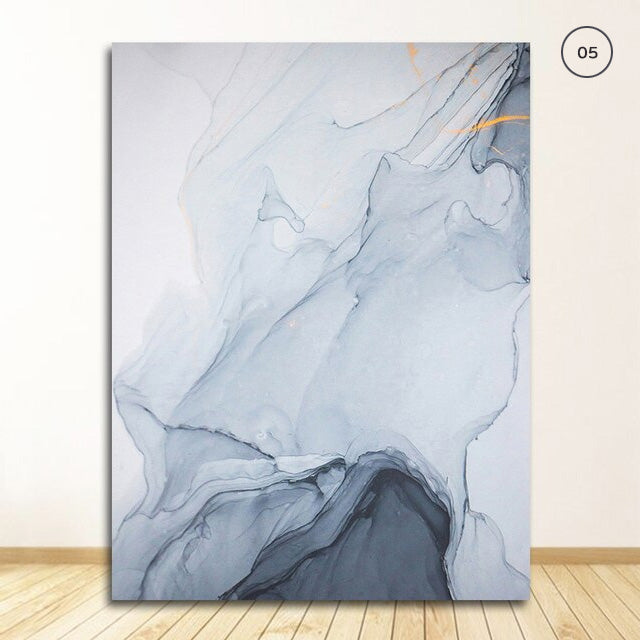 Abstract Colored Agate Marble Print Wall Art Fine Art Canvas Prints Subtle Hues Pictures For Modern Living Room Dining Room Bedroom Nordic Art Decor
