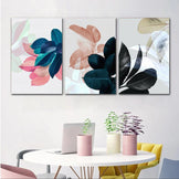 Abstract Colored Leaves Wall Art House Plants Botany Posters Fine Art ...