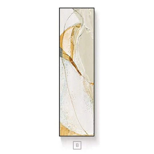 Abstract Geomorphic Vertical Strip Wall Art Fine Art Canvas Prints Modern Wide Format Pictures For Entrance Hall Living Room Home Office Wall Art Decor