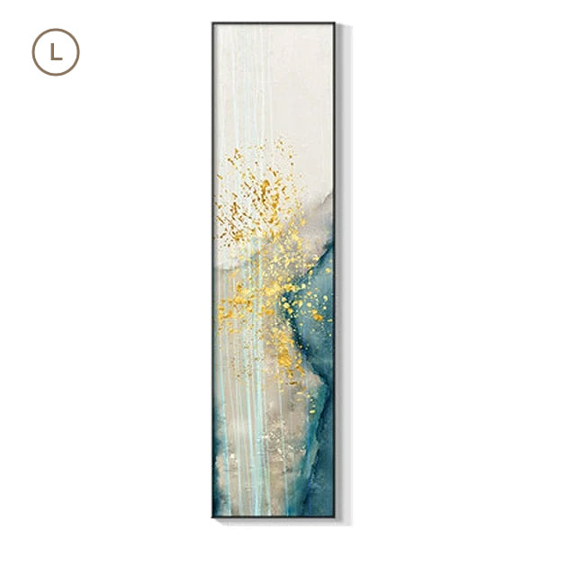 Abstract Geomorphic Elements Vertical Strip Wall Art Fine Art Canvas Prints Wide Format Pictures For Loft Living Room Bedroom Home Office Wall Art Decor