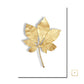 Abstract Minimalist Golden Leaf Wall Art Fine Art Canvas Prints Elegant Botanical Pictures For Luxury Living Room Dining Room Home Office Decor