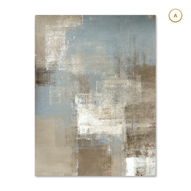 Abstract Neutral Color Gray Beige Wall Art Fine Art Canvas Contemporary Vintage Pictures For Modern Living Room Bedroom Nordic Home Decor